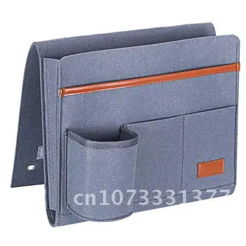 

Couch Bedside Organizer Remote Control Hanging Caddy Storage Holder Pockets Felt Sofa Book Holders Organizer