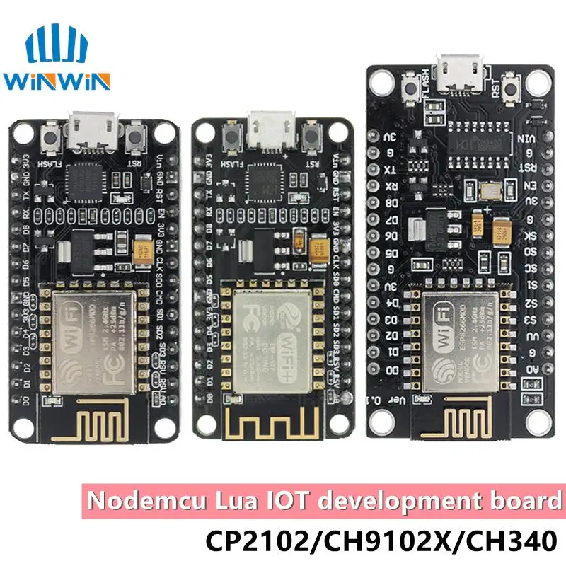 Wireless module CH340/CP2102 NodeMcu V3 V2 Lua WIFI Internet of Things development board based ESP8266 ESP-12E with pcb Antenna