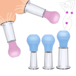 Erotic Nipple Orthotics Sucker Breast Enlarger Massager Breast Suction Vacuum Pump Clitoris Sucker Sex Toys For Women Adult Game