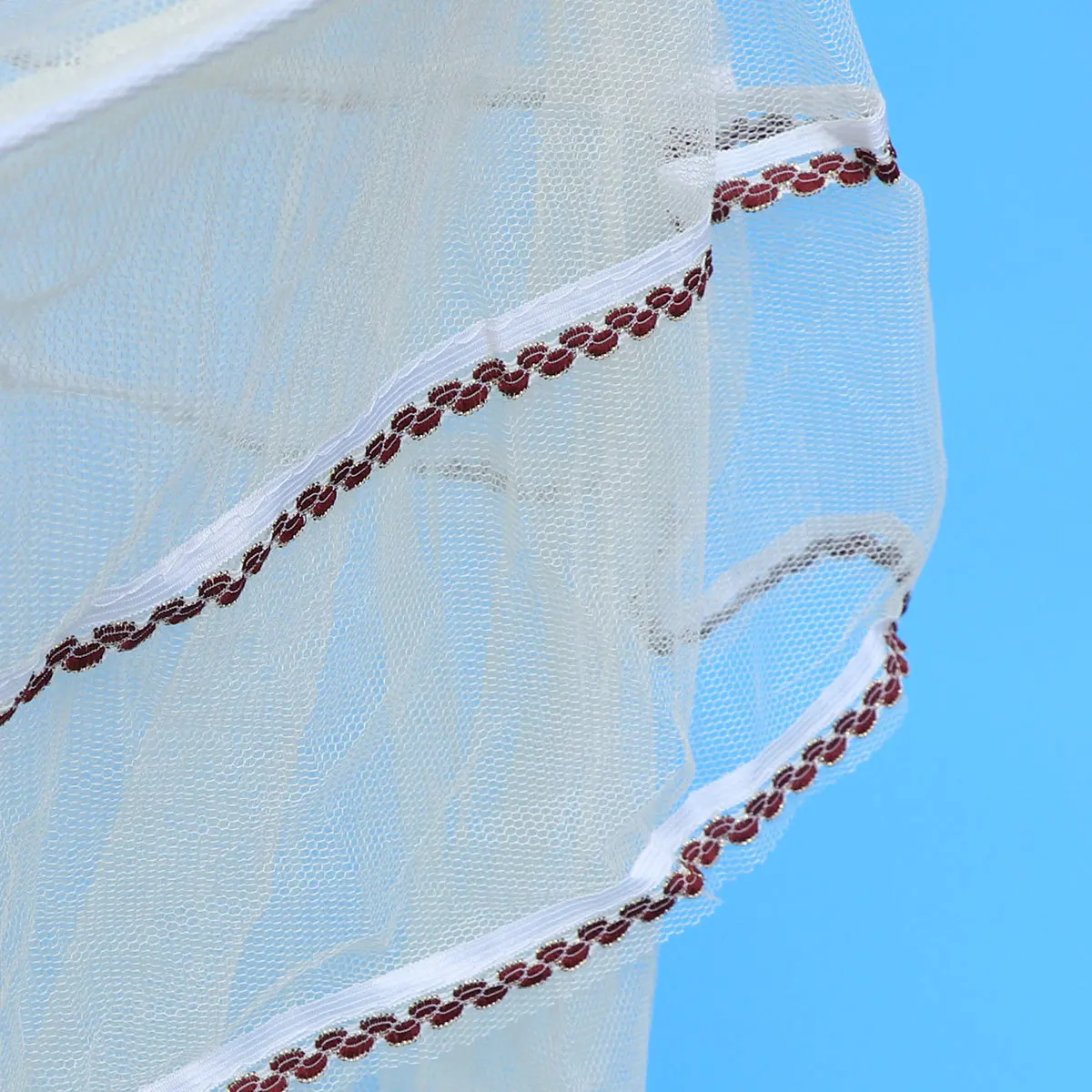 

Круглая москитная сетка, купольный навес для детской кровати, желтая дышащая сетка для кроватки с мелкой сеткой для манежа, люлька, навес для кровати