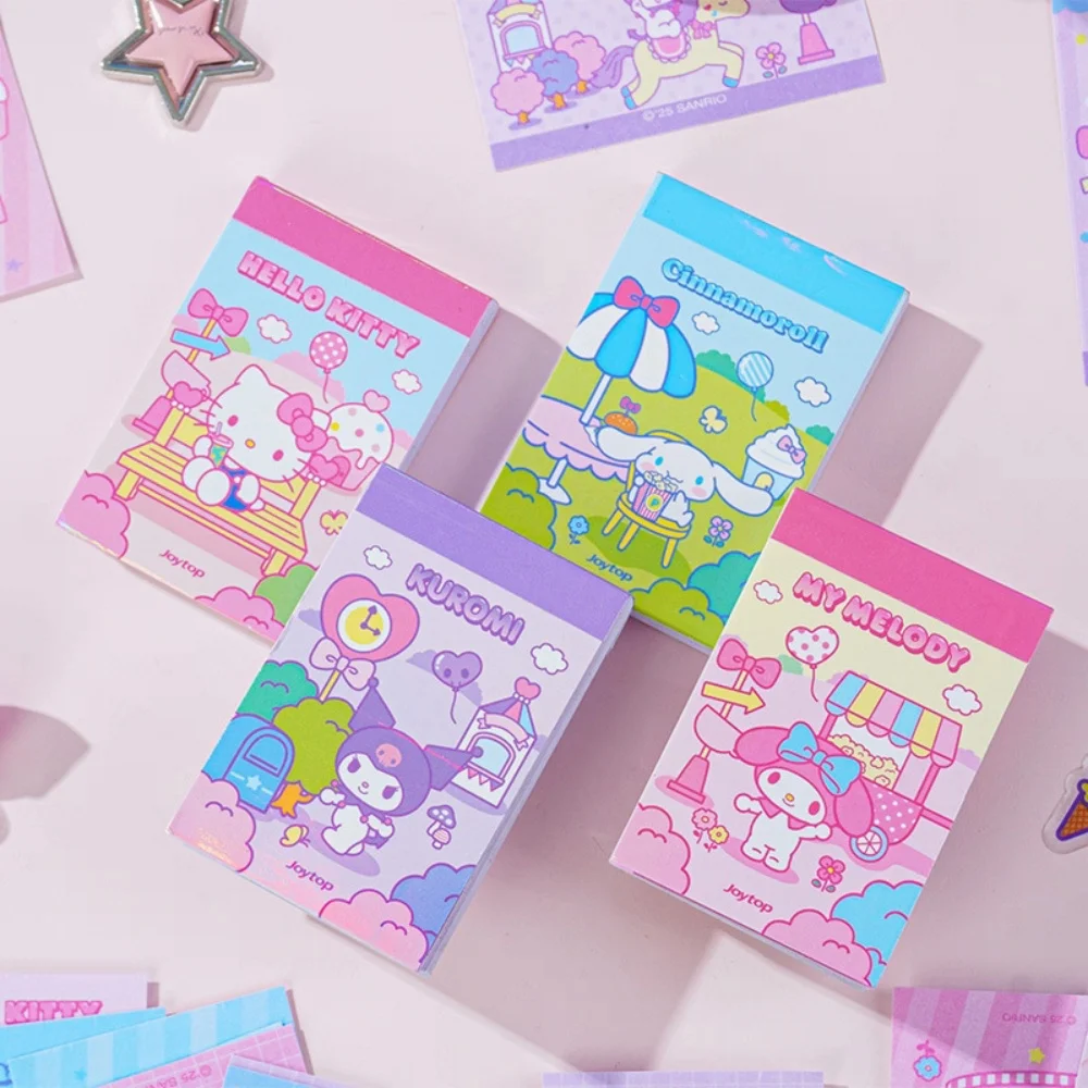 Genuíno sanrio olá kitty kuromi feijão adesivo livro kawaii melodia cinnamoroll dos desenhos animados decoração adesivos livros presentes para meninas