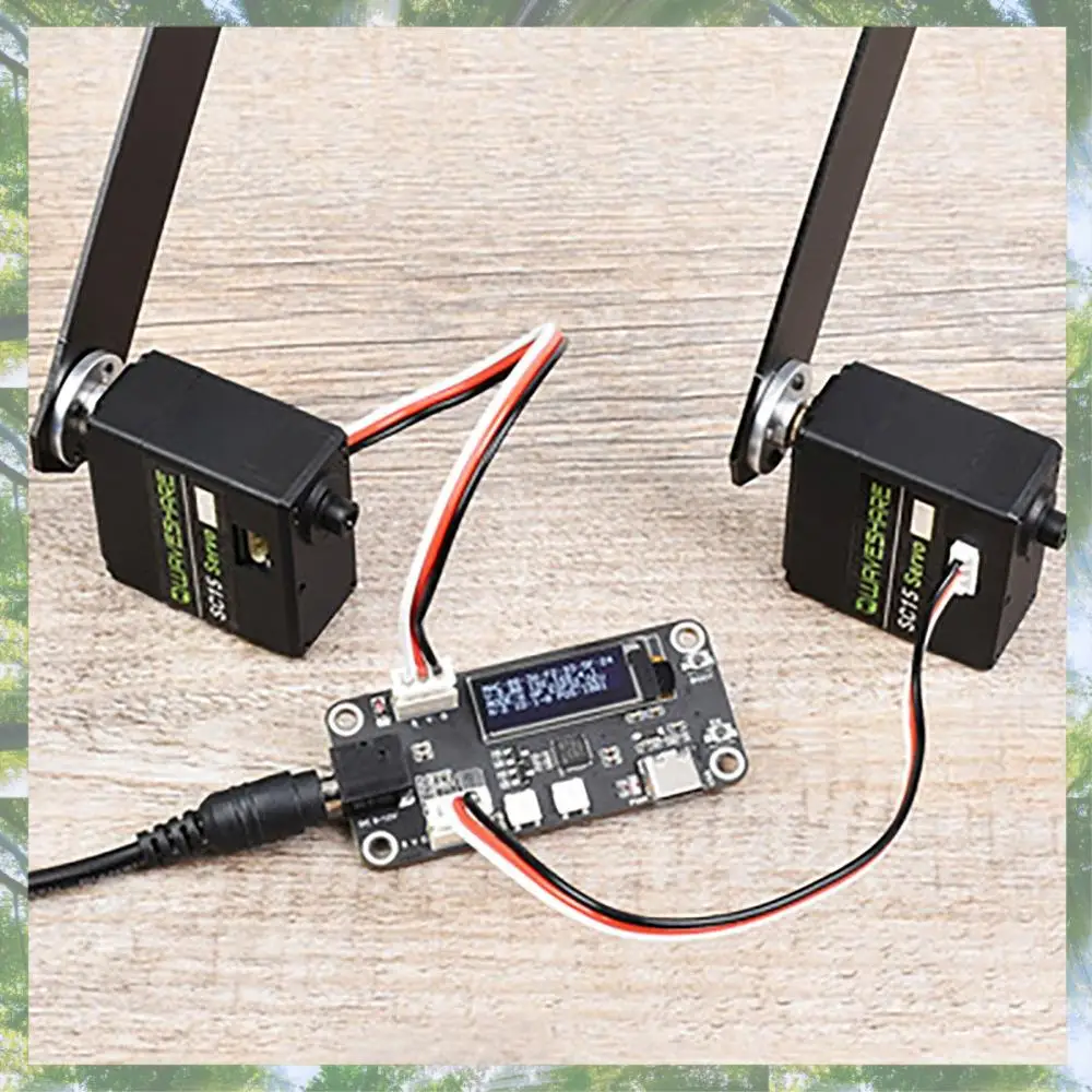 T84C-Waveshare SC15 Servo 17 kg. Cm Programmeerbare seriële busservo met hoog koppel Zeer nauwkeurig metalen tandwiel 180 °   Rotatiehoekservo