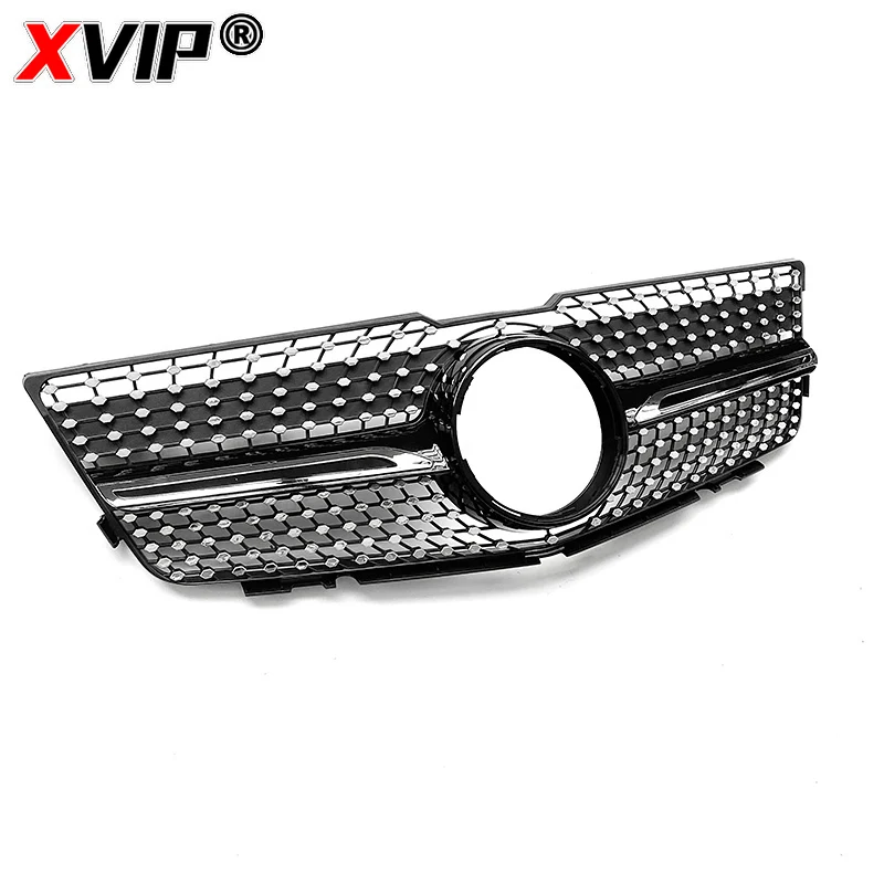 XVIP Chrome Silver GTR Style Front Racing Grille For Mercedes Benz GLK X204 2008-2012 GLK280 GLK300 GLK350 Front Bumper Grilles
