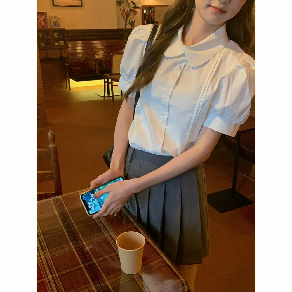 

Short Sleeve Shirts Womens Vintage Retro Cotton Tee Plus Size Classic Cool Aesthetic Harajuku Daily Chic Minimalist Fashion