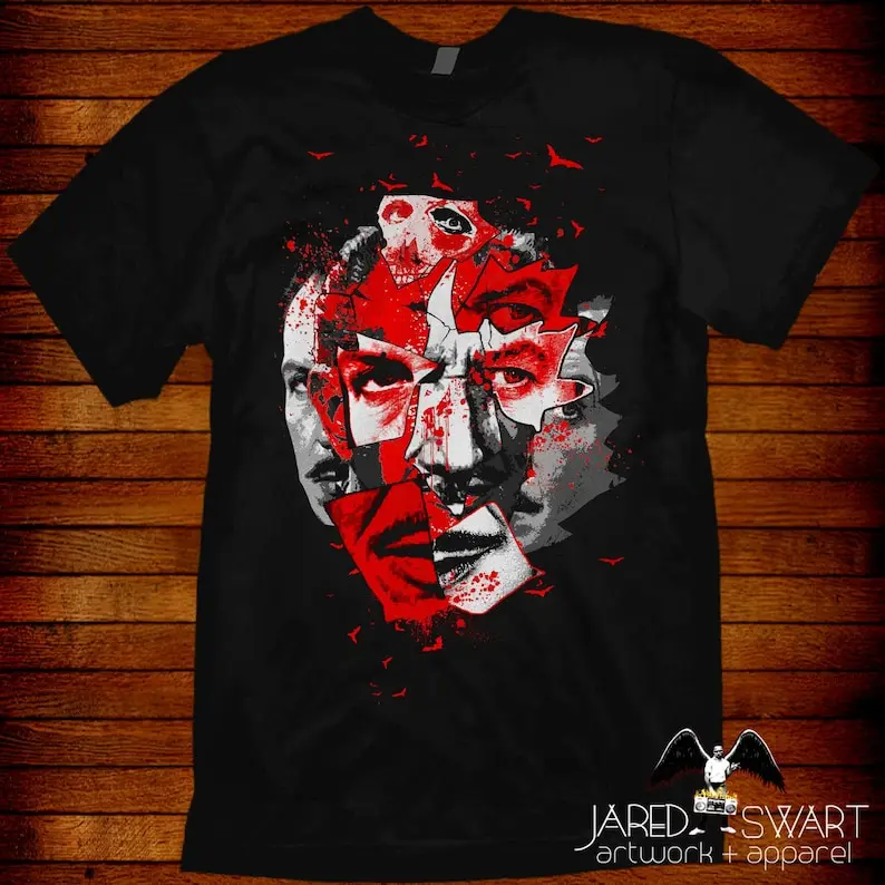 Original Abstract Pop-Art Portrait inspired by Vincent Price Sizes S M L XL 2XL 3XL 4XL 5XL also in ladies fit S-2XL