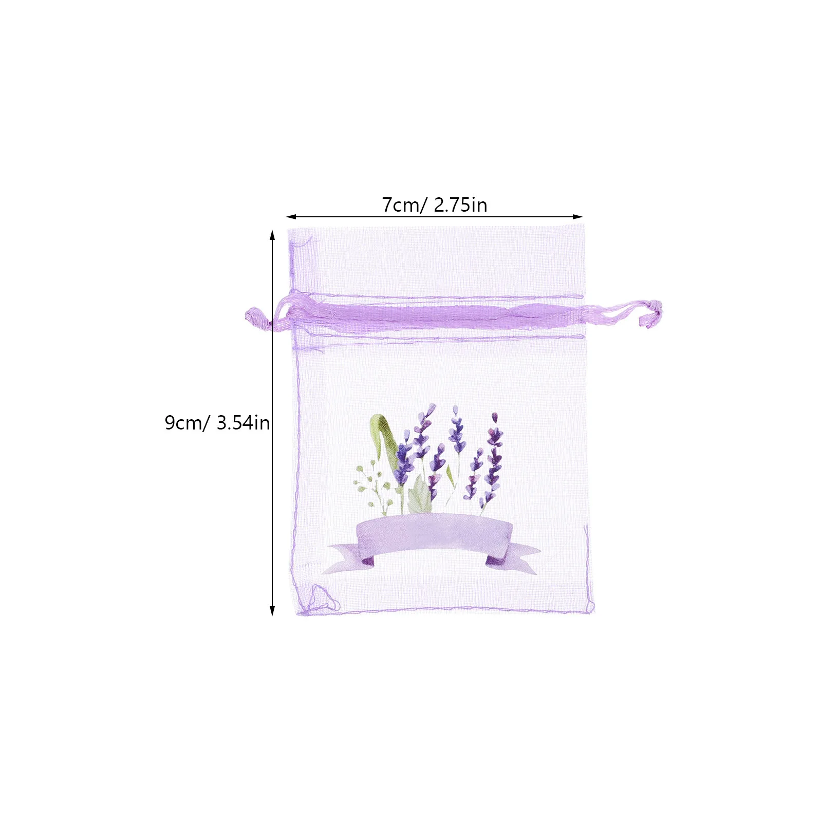 20 قطعة أكياس أكياس الخزامى تنفس الرباط كيس شبكي متعدد الأغراض تخزين أكياس فارغة لخزانة السيارة