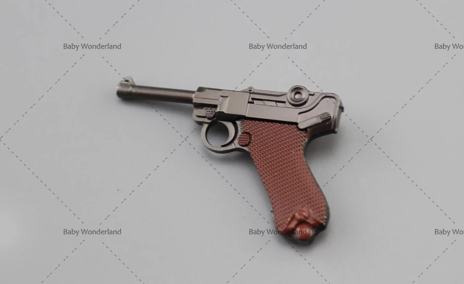 In Stock 1/12 Mini MGC LUGER P-08 Soldier Pistols Weapon Model Scene Embellishment Dummy Fitting For A 6-Inch Action Figure Body