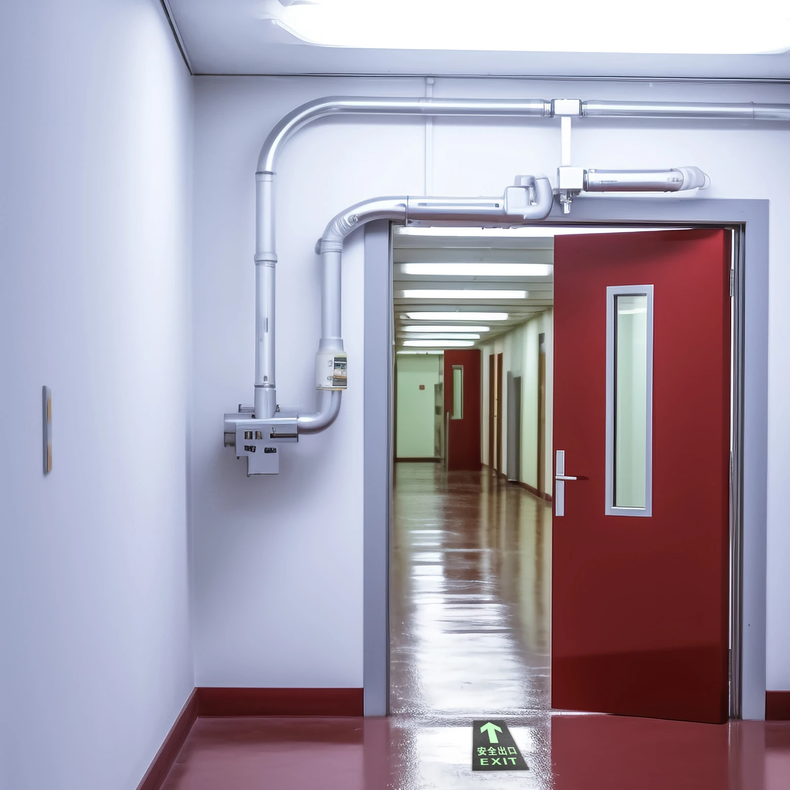 10pcs Luminous Safety Sign Glow In Dark Exit Stickers Self Adhesive Emergency Fire Exit Decals Reflective Directional Way