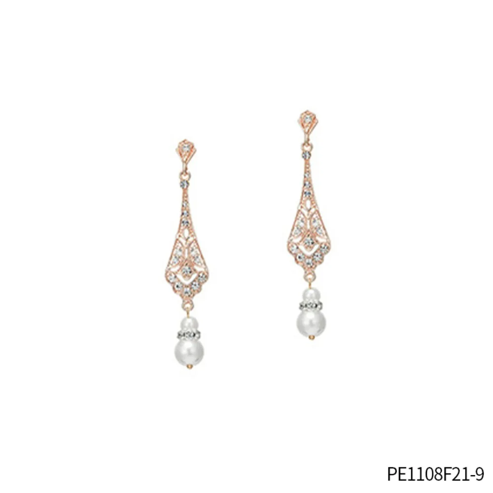 

PESENAR винтажный женский комплект с перьями шампанского, повязка на голову с бриллиантовыми перьями, жемчужное ожерелье, перчатки, элегантный тематический наряд для вечеринки