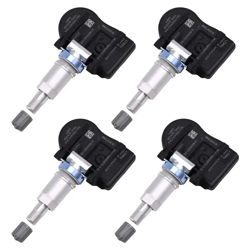 Four 433MHZ TPMS Tire Pressure Monitoring Sensors For Great Wall Wingle5, Haval H6 M6, C50