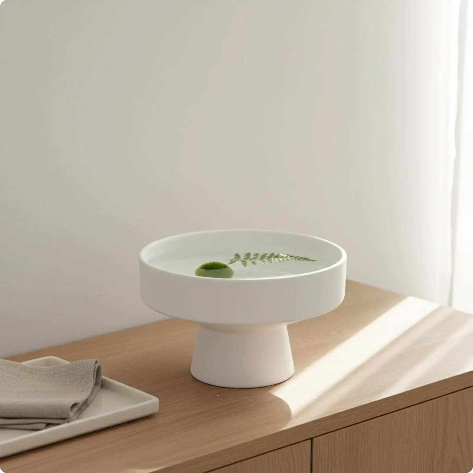 Cultivation Container Hydroponic Planters Pedestal Shallow Plant Vase Minimalist Flowerpot for Home Table Use