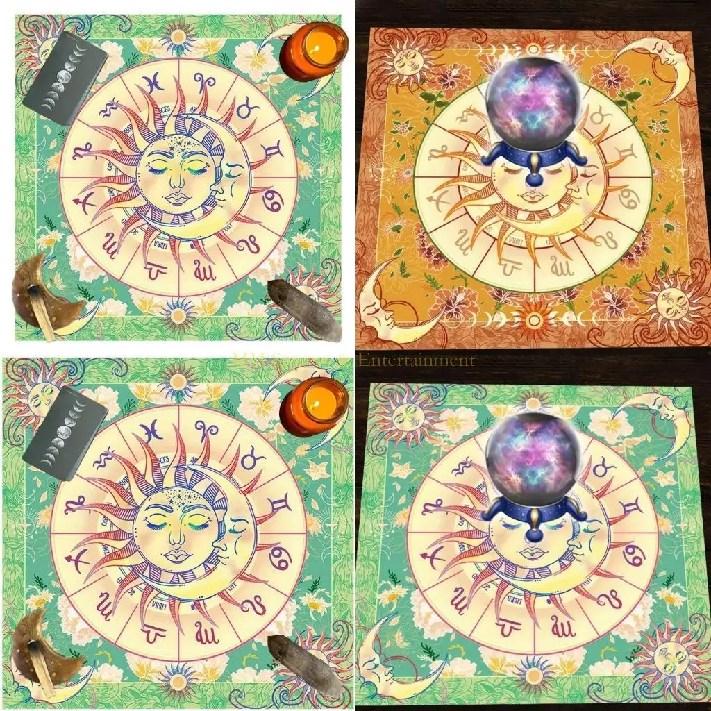

31BE Divinations Table Cloth Board Game Oracles Card Pad Support Mat