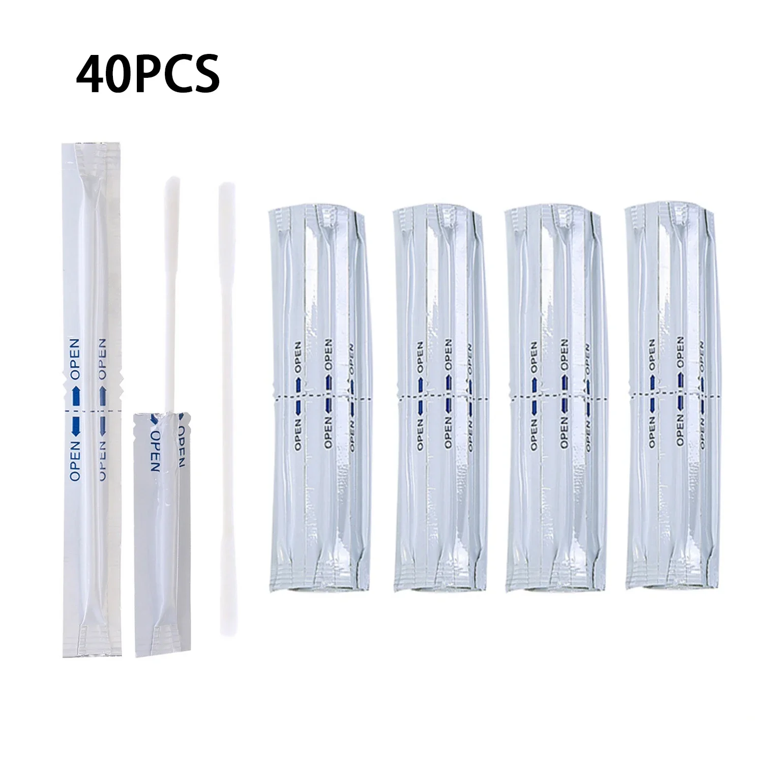 40 Pcs Wet Cotton Swabs Double Head Cleaning Stick For IQOS 3.0 DUO 2.4 PLUS Multi 4 ILUMA PRIME LIL/LTN/HEETS/GLO Heater