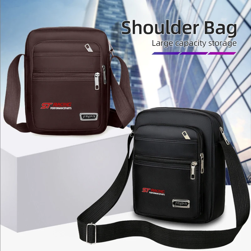 

Car Oxford Cloth Waterproof Bag Business Crossbody Shoulder Bag For Ford ST Line Racing RS S Kuga Mondeo Edge Focus Mustang