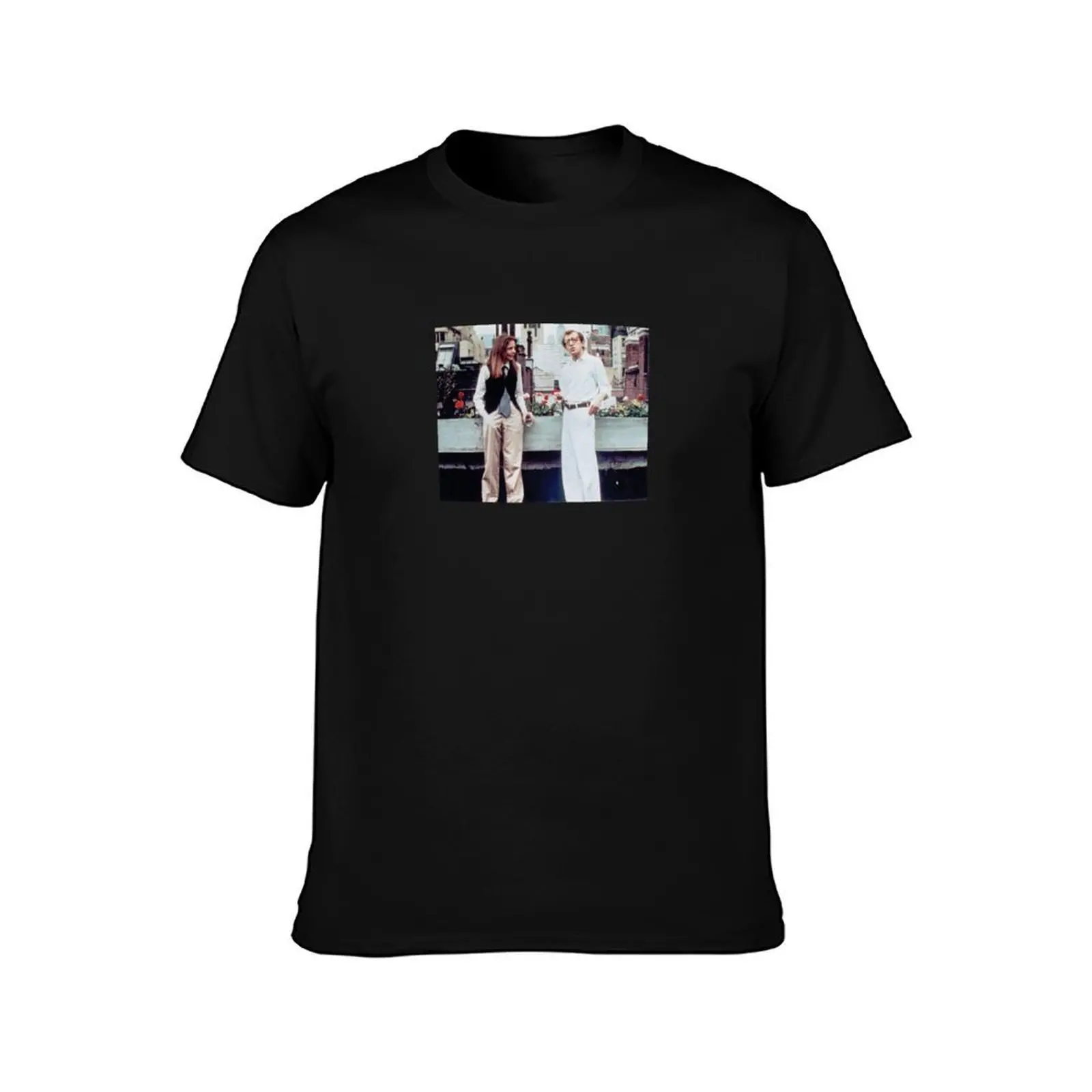 Annie Hall Balcony Scene T-Shirt Casual All Match Tee Shirt for Men