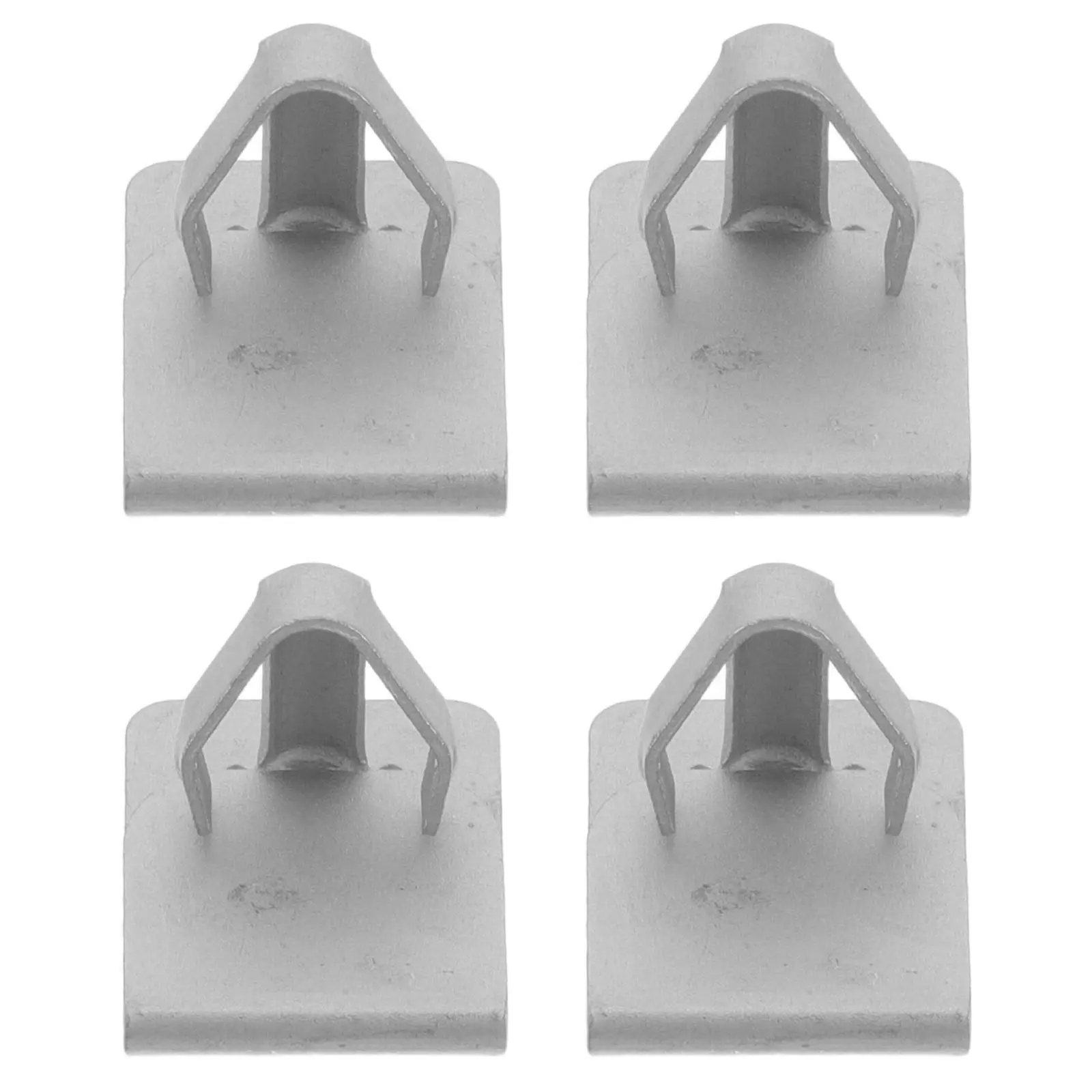 4Pcs Transmission Shield Clip Kit Metal Skid Plate Retainers for Auto Underbody Protective Panel Mount Repair Hardware