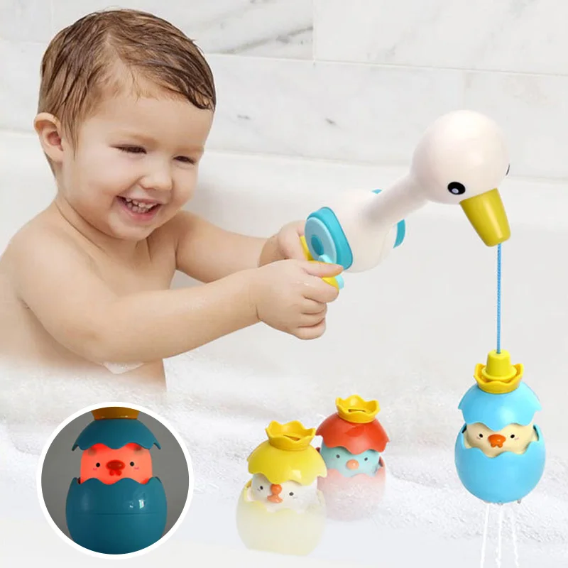 Giochi di pesca magnetici per bambini giocattoli da bagno luminosi per bambini vasca da bagno Montessori educativa giocattolo uovo Roly Poly Toys Tummy Time