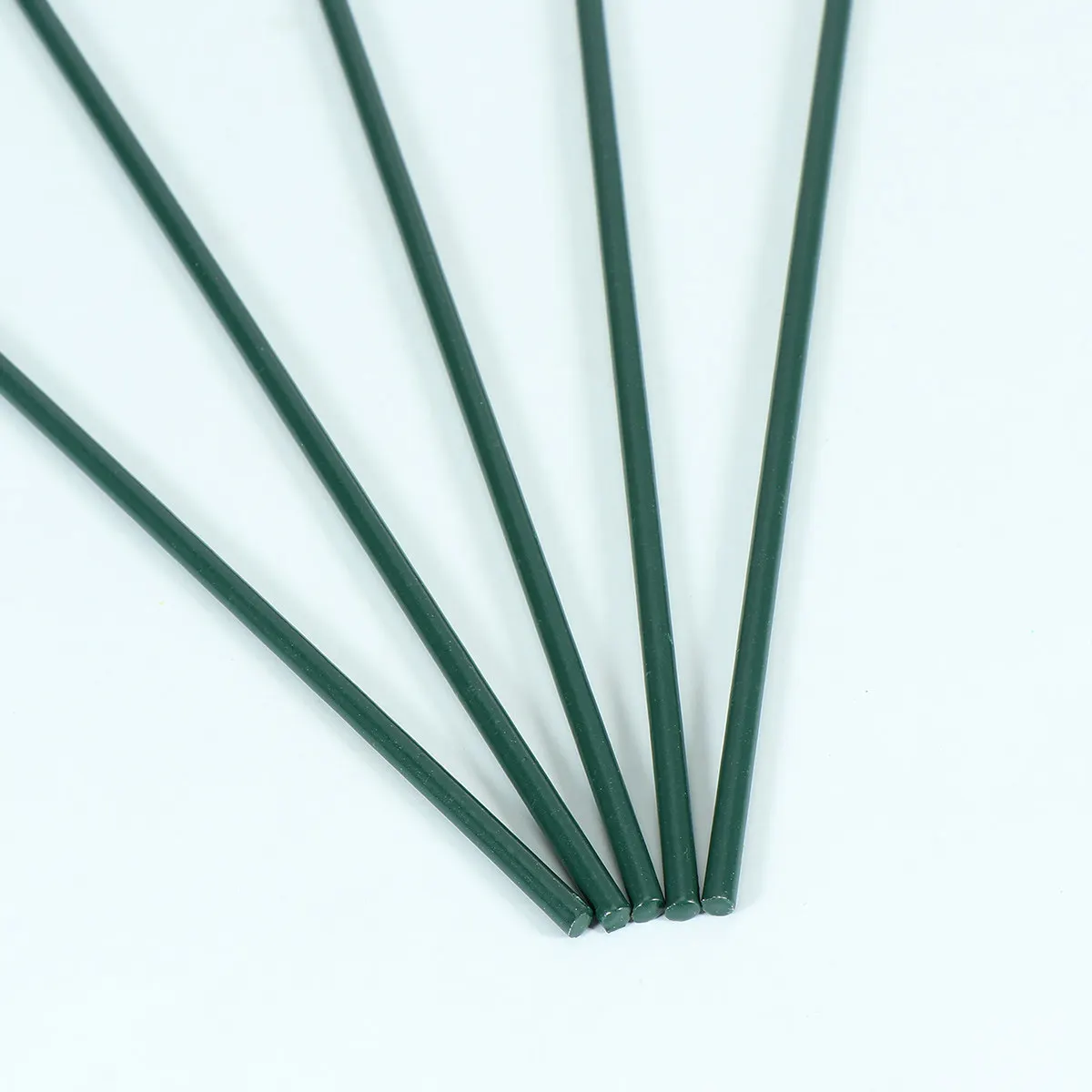5Pcs Iron Plant Support Rod Longer Stable Rustproof Single Stem Flower Holder for Potted Amaryllis Rose Orchid Sunflower Peony
