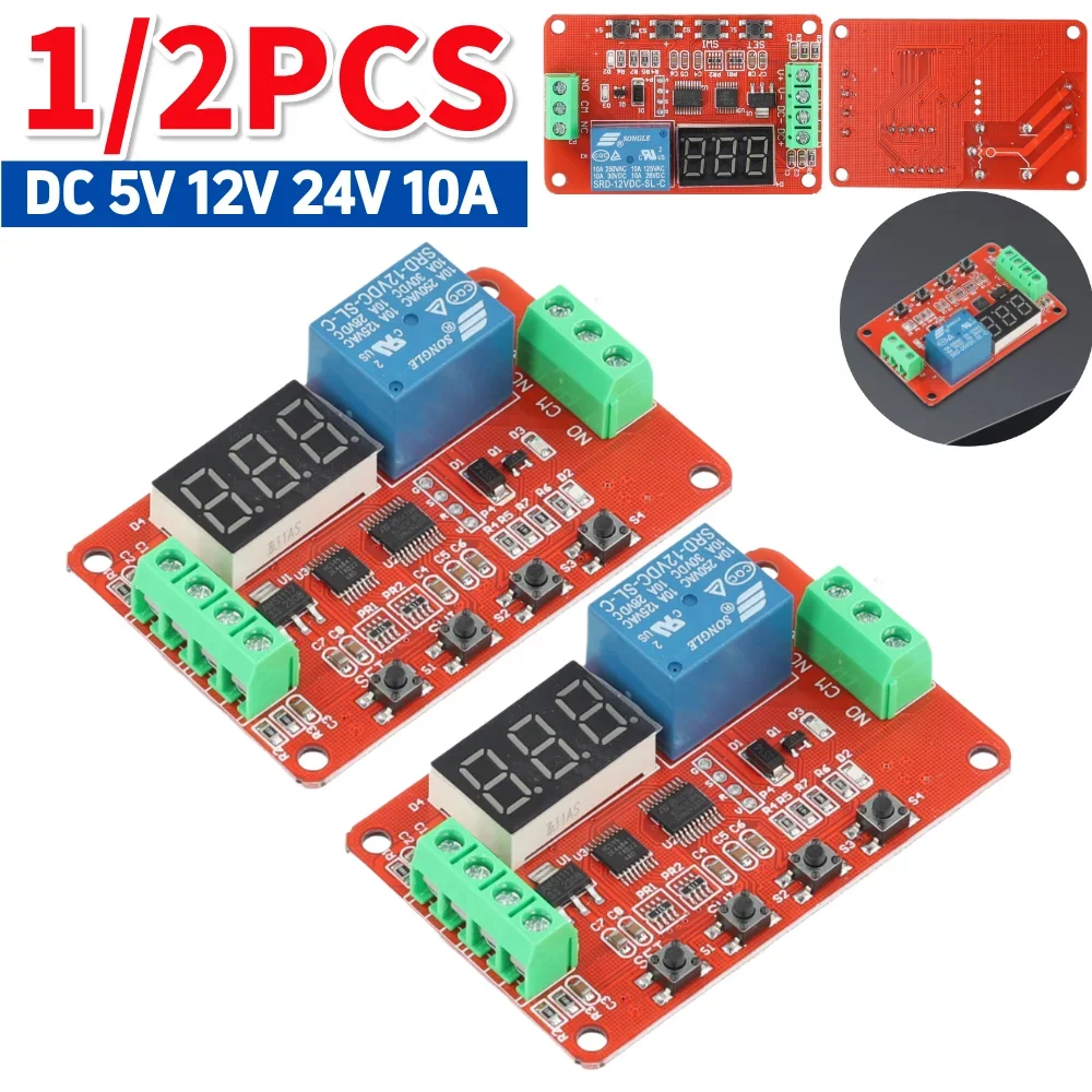 

DC 5V 12V 24V 10A Voltage Comparator DVB01 Multi-functional Voltage Monitoring Charge Discharge Protection Module Undervoltage