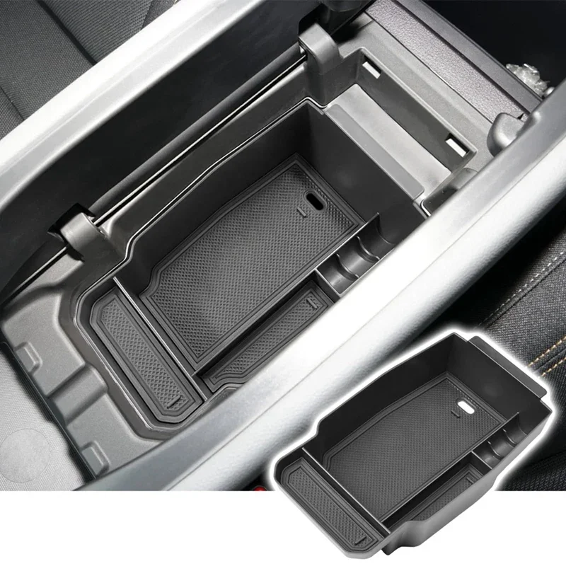 

For Mazda CX-50 CX50 2023 2024 Center Console Organizer Tray Armrest Storage Box Car Interior Accessories