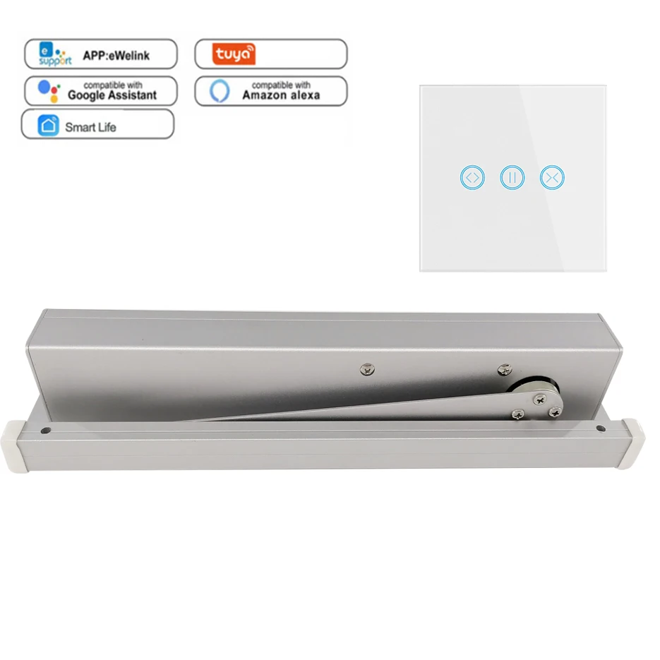 220VAC Works with Tuya WiFi or Tuya Zigbee App Control Automatic Articulated Electric Window Opener Closer Shutter Opener Motor