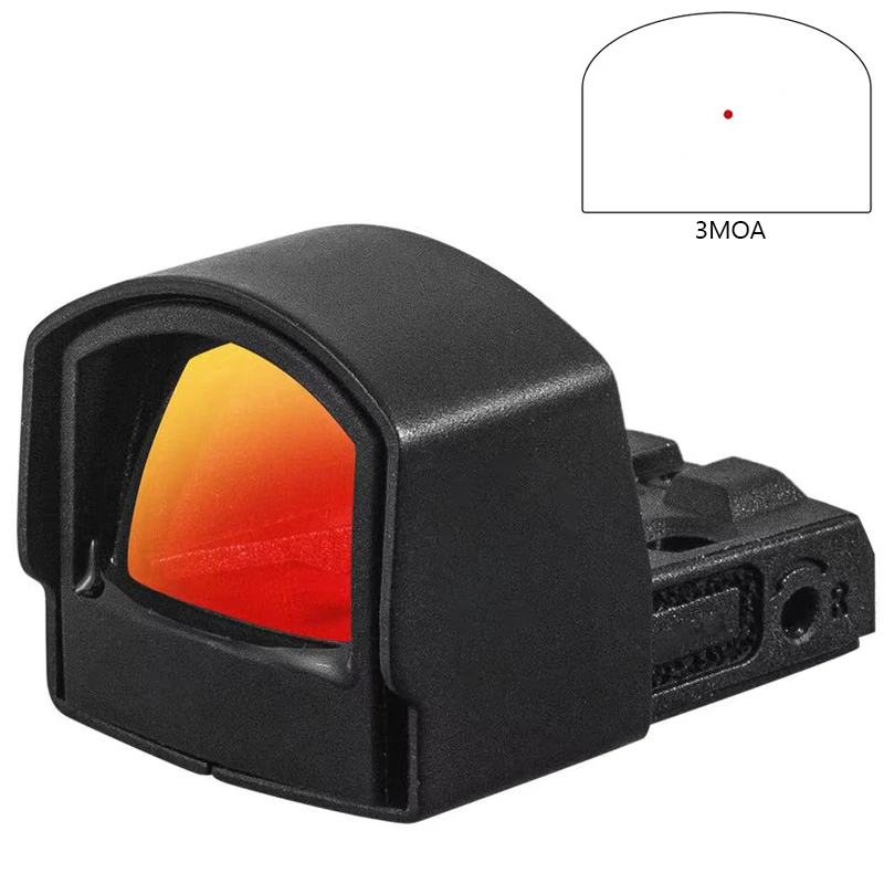 

R- ZERO Tactical Shake-Awake 3MOA Red Dot Sight Adjustment Scope Parallax Free for Tactical Hunting with Original Marking