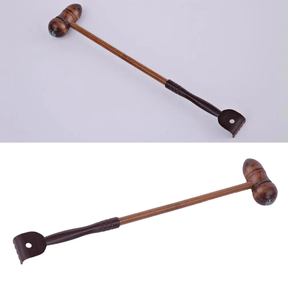 

Solid Wood Gourd Design Massage Hammer Roller Ball Portable Stick for Home Back Neck Leg Hip Massage Relieve Fatigue Improve