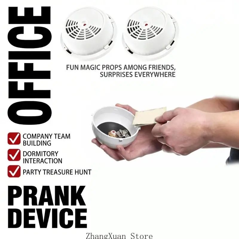 Smokes Alarm Secret Compartment Security Storage Solution for Money Jewelry Cash 3XUF