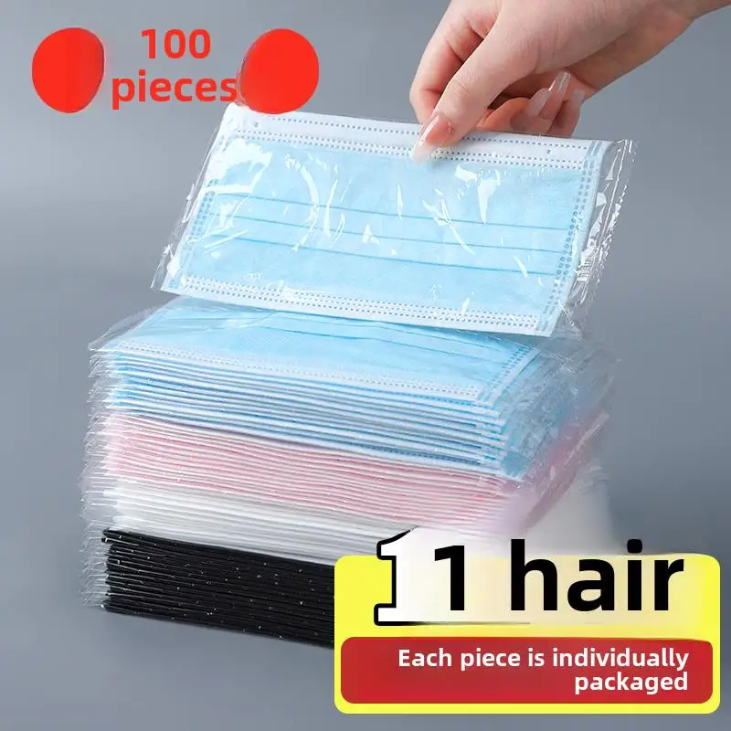 

Индивидуально упакованная трехслойная маска из ткани Meltblown: пылезащитная, дышащая, брызгозащитная, солнцезащитная, для взрослых.