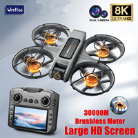 New S156 Drone GPS 8K Professional HD Rc Large screen Dual Cameras 5G WIFI Brushless Motors Obstacle Avoidance Quadcopter Toy