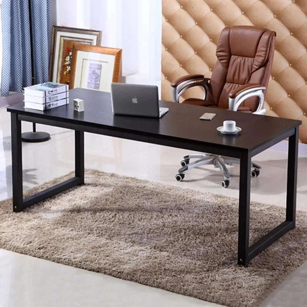 Staand Bureau 63-Inch, Breed Metalen Stevig Frame Dikkere Stalen Poten, Moderne Eenvoudige Kantoorbureaus, Kantoortafel