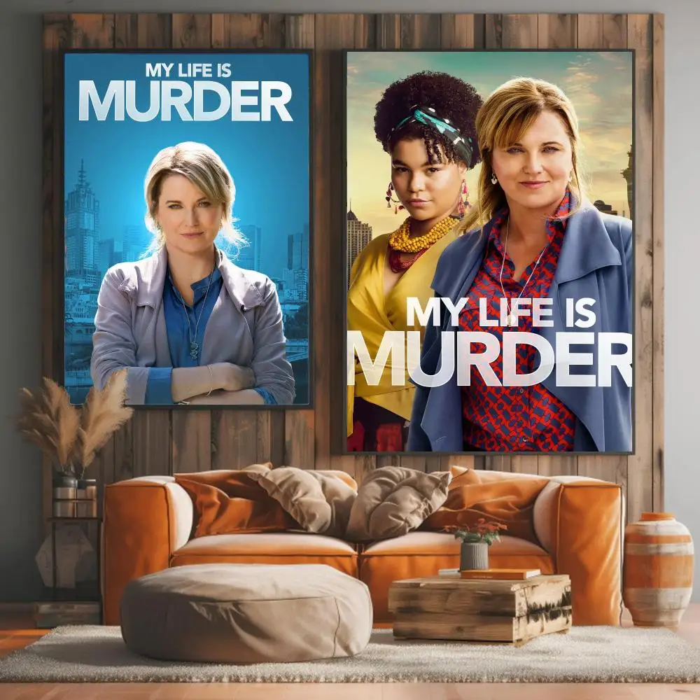 tv series M-My Life Is Murder-R Painting Calligraphy Artwork for Living Room Bedroom Office Home Decor