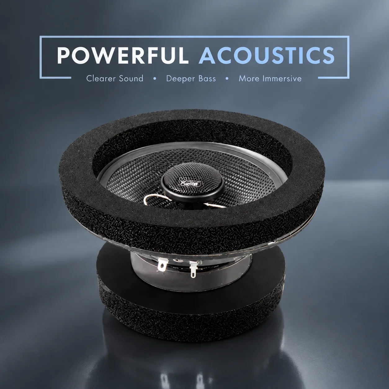 1pc Car Speaker Sound Insulation Ring Shock Absorbing Gasket - Noise Reduction And Sound Quality Improvement Accessory
