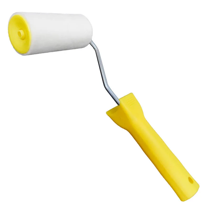 4-Inci 30/40 Sikat Rol Wol Asli Rambut Pendek Rambut Halus 10 Cm Pemangkasan Menandai Dinding Penebalan Cat Rol