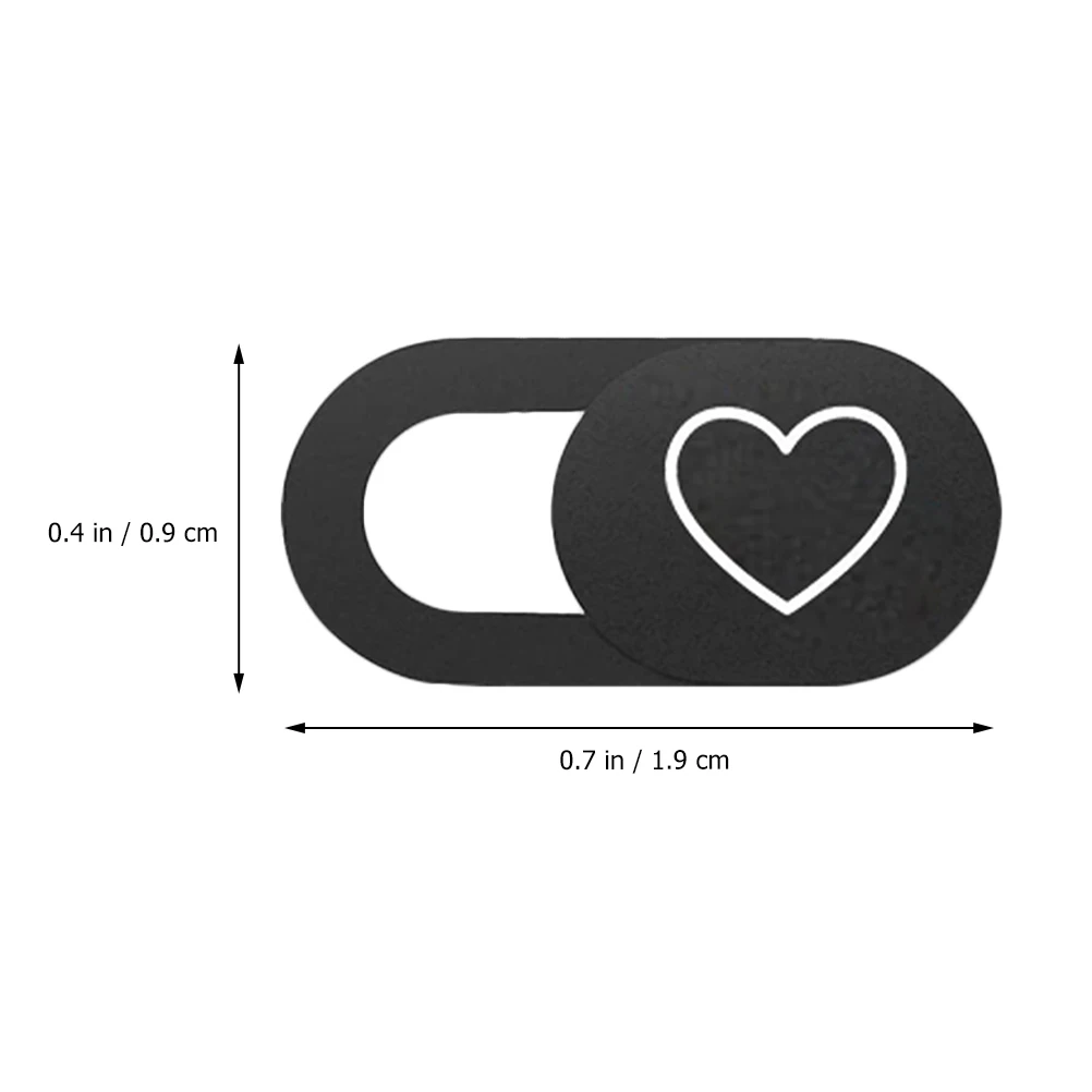 

3Pcs Privacy Cover Heart Pattern Cover Slide Laptop Tablet Web Protection for Pc Computer Webcam