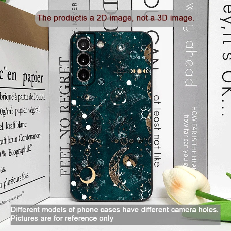 Mystical Starry Sky and Moon Pattern Phone Case for OnePlus 12 13R 11 10 9 Pro Nord 4 2T CE5 CE4 CE3 CE2 ACE2 ACE3 5G Soft Cover