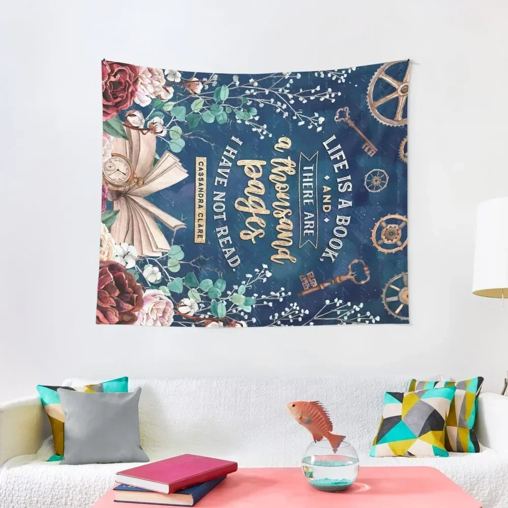 

Life is a book Tapestry House Decor Room Decor Korean Style Decorations For Room Home Decorations Tapestry