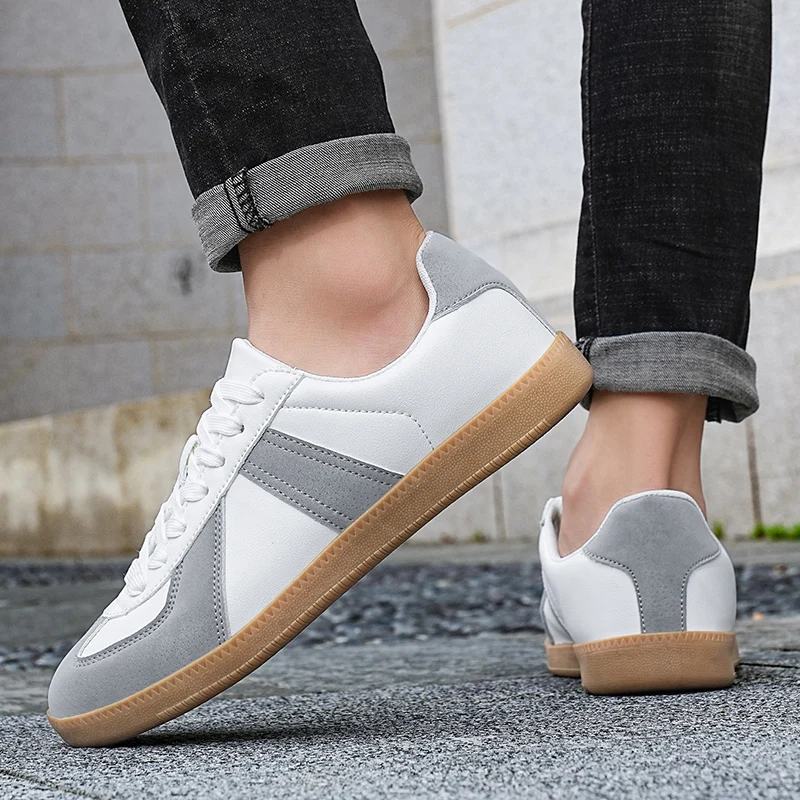 Classic Designer Sneakers Men Big Size 36-48 Comfy Leather Casual Sneakers Women Sports Shoes Outdoor Non-slip Men's Skate Shoes - view 3