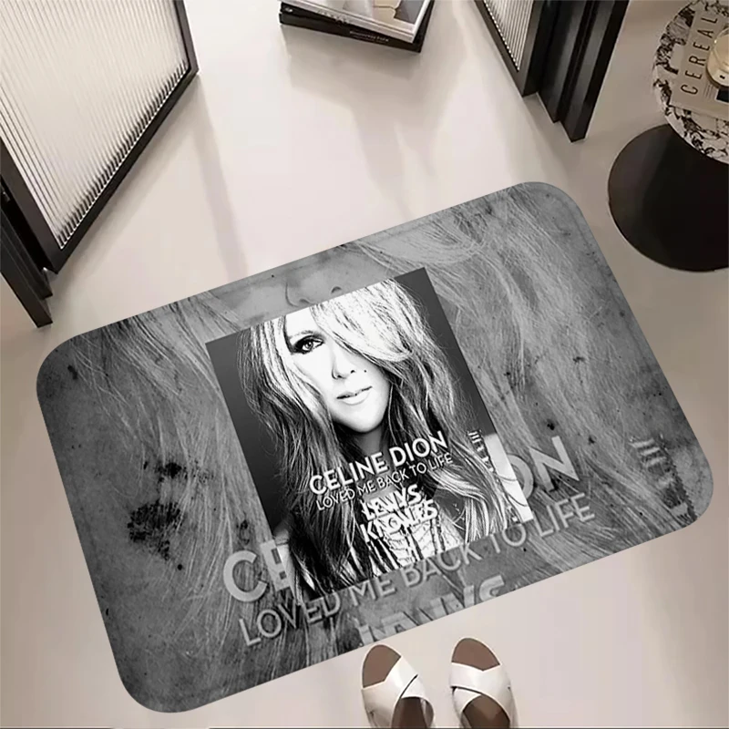 Interior Room Celine Dion Rugs Foot Carpets Entrance Doormat Bedside Pet Floor Mats Corridor Carpet Anti Slip Home Kitchen Decor