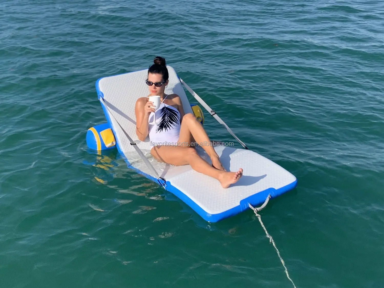 نفخ قطرة الماء غرزة العائمة الهواء حصيرة البلاستيكية مقاعد نفخ المتسكع صالة كرسي سوب مقعد