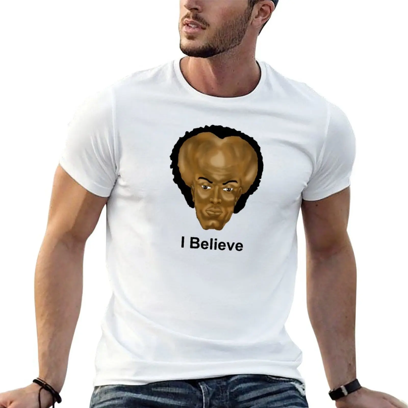 

Yakub I Believe T-Shirt man t shirts cotton cotton t shirts high quality t shirt men 100% cotton luxury brand T-shirt