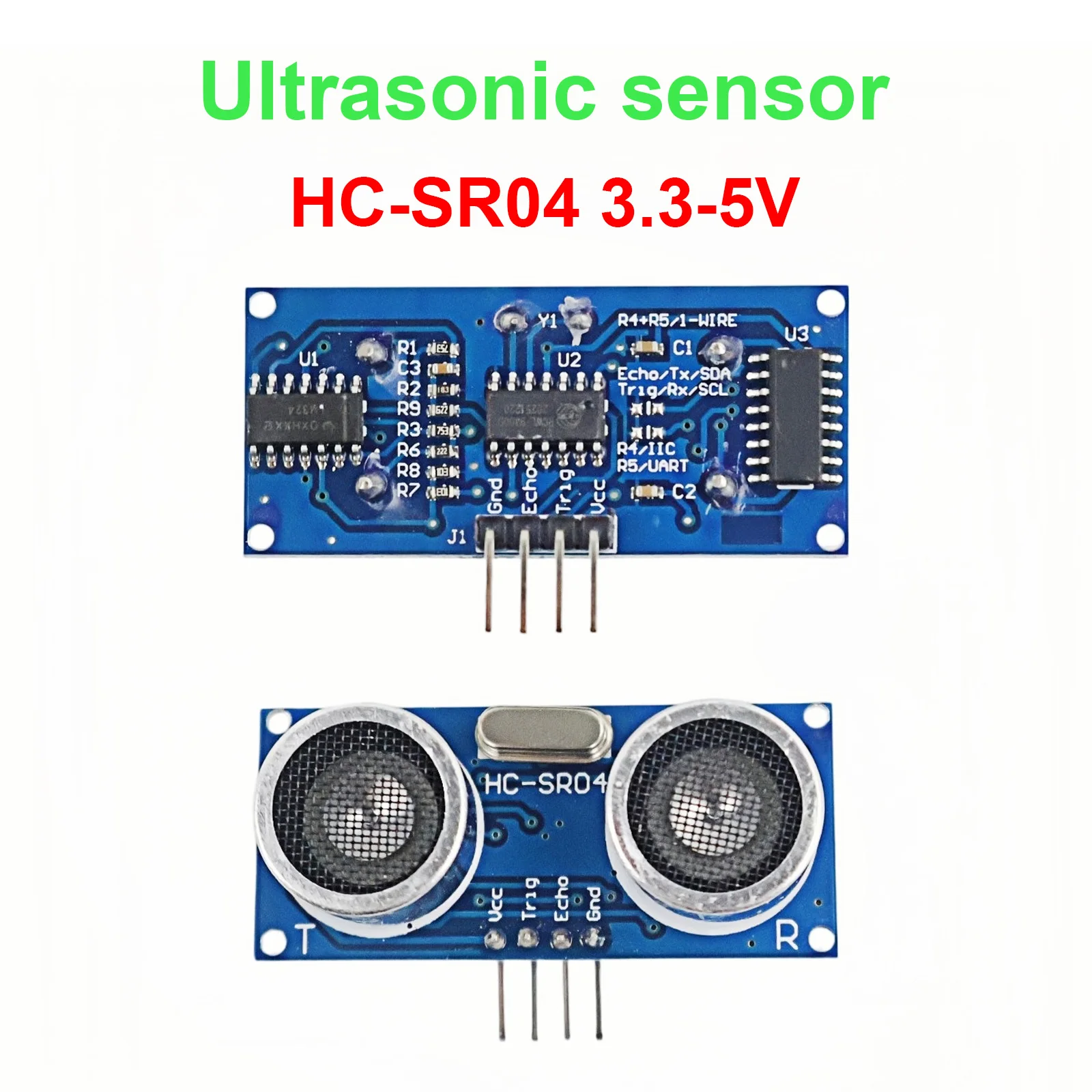 1-10PCS/Ultrasonic Sensor HC-SR04 HCSR04 To World Wave Detector Ranging Module HC SR04 Distance Sensor 3.3V-5V