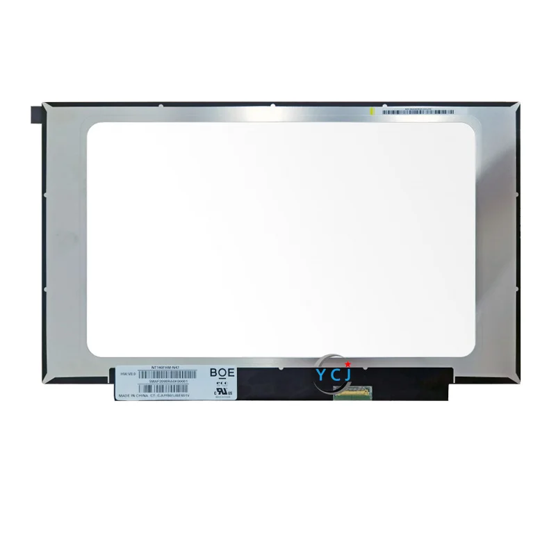 Imagem -02 - Moldura Estreita Schmared Tela Lcd Nt140fhm-n47 Fit B140htn02.0 N140hga-ea1 B140htn02.3 Nt140fhm-n44 Nt140fhm-n43 30pin 1920x1080