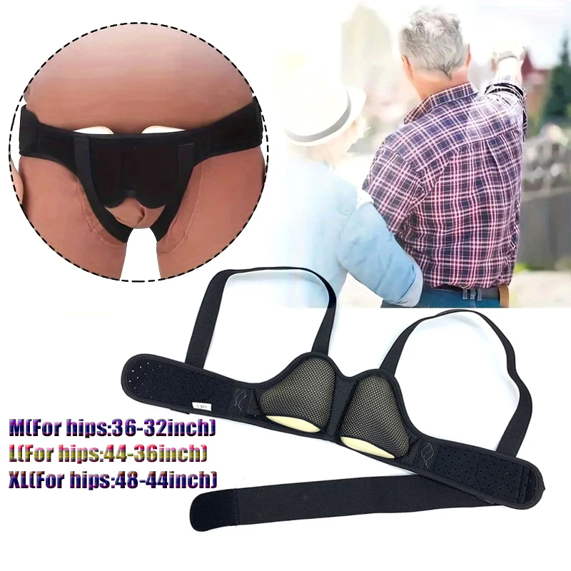 

Черный регулируемый пояс для грыжи для взрослых, поддержка паха, надувной мешок для грыжи с 2 съемными компрессионными подушечками, облегчение боли