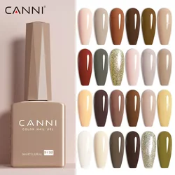 CANNI Venalisa Smalto per unghie in gel Unghie invernali Grande copertura Colore splendido Texture morbida Hema Soak Free Soak Off UV LED Semi permanente