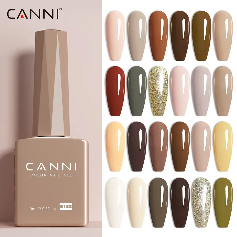 CANNI Venalisa Nail Gel Polish Winter Nails Great Coverage Gorgeous Color Soft Texture Hema Free Soak Off UV LED Semi Permanent