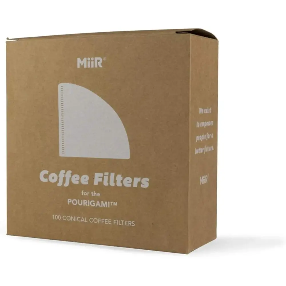 

100 Pack - High-Quality Disposable Paper Coffee Filters for Pour-Over Brewing and Easy Maintenance