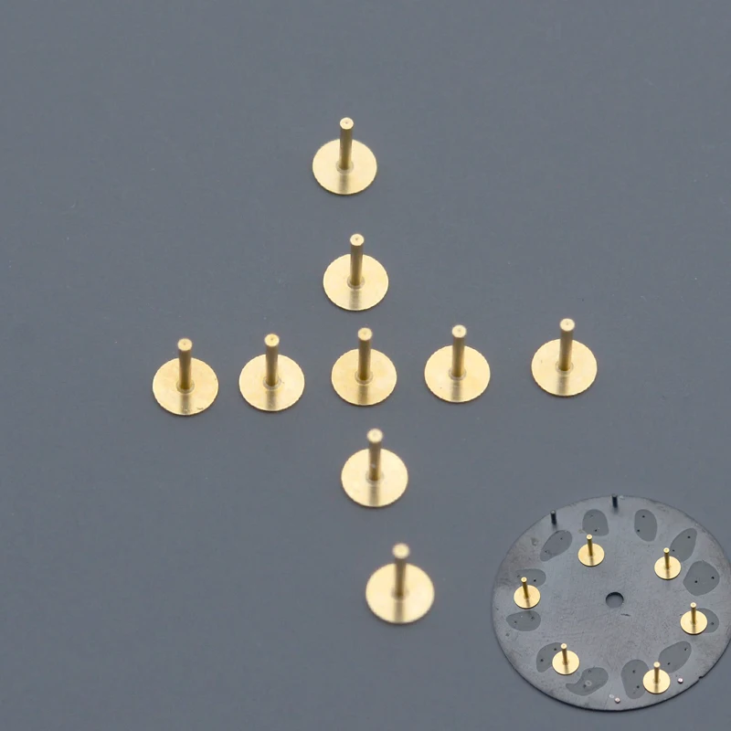 Brass Watc Dial Foot Copper Material Fixed Dial With Locating Feet Repair Dial Accessories Watch Repairer Use