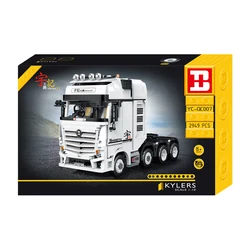 IN STOCK YC-QC007 MOC Technical Remote Control Truck Vehicle Building Blocks Bricks Model Toys for Children Christmas Gift Set