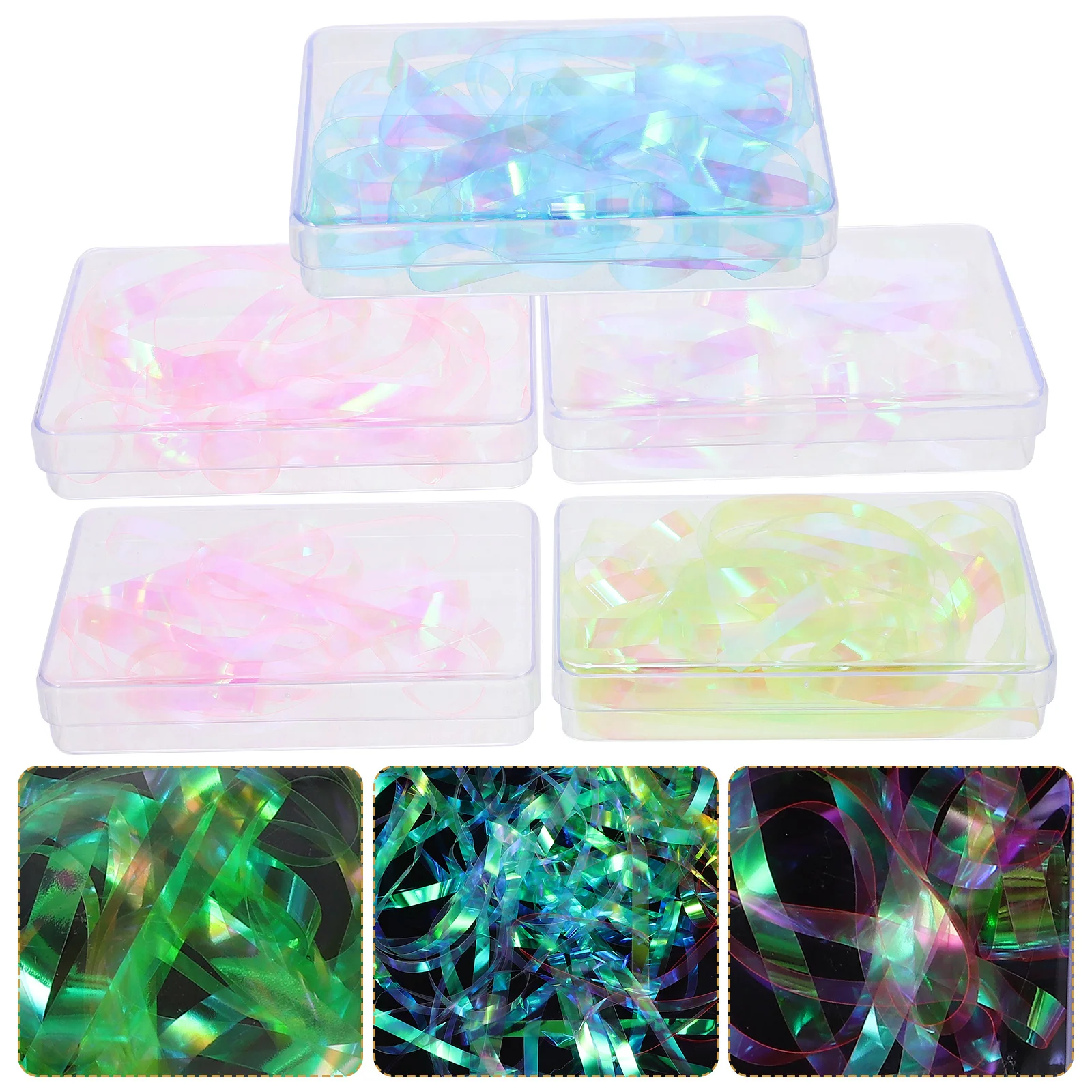 Nail Foil Sticker Set Glass Film For Diy Manicure Waterproof Colorful Nail Art Decor Creative Exquisite Women Decals